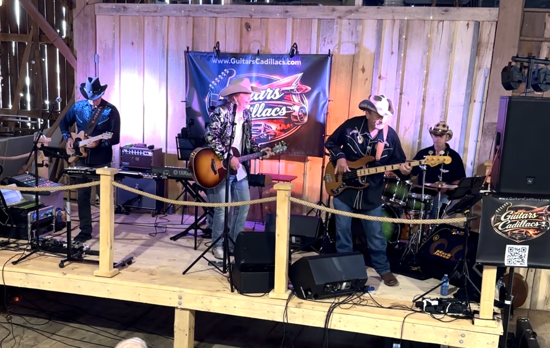 Guitars Cadillacs live on stage