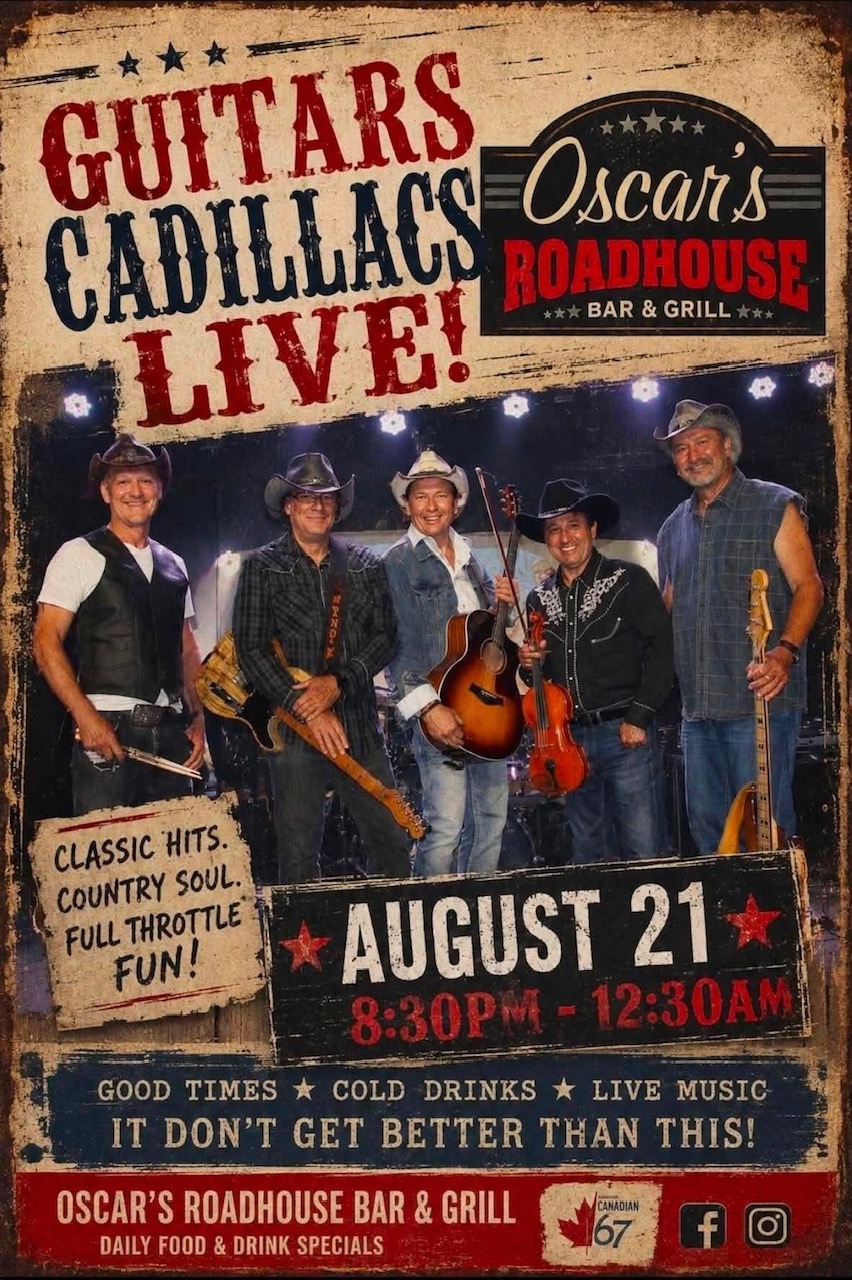 Oscars Roadhouse event poster